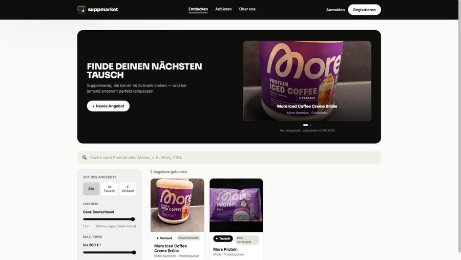 Suppmarket Screenshot